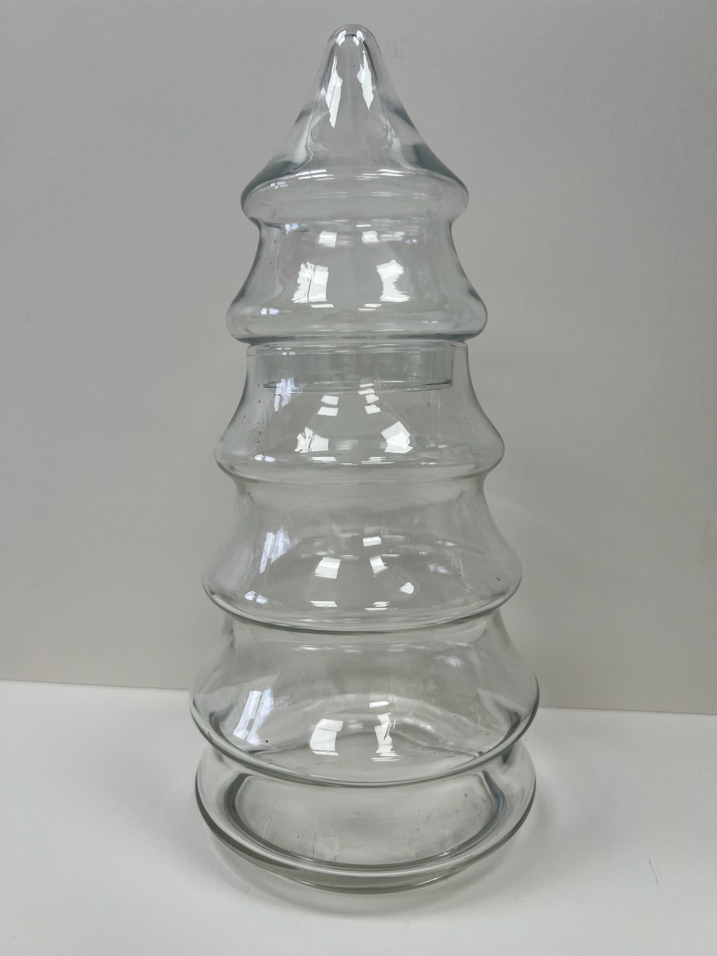 glass tree container, large