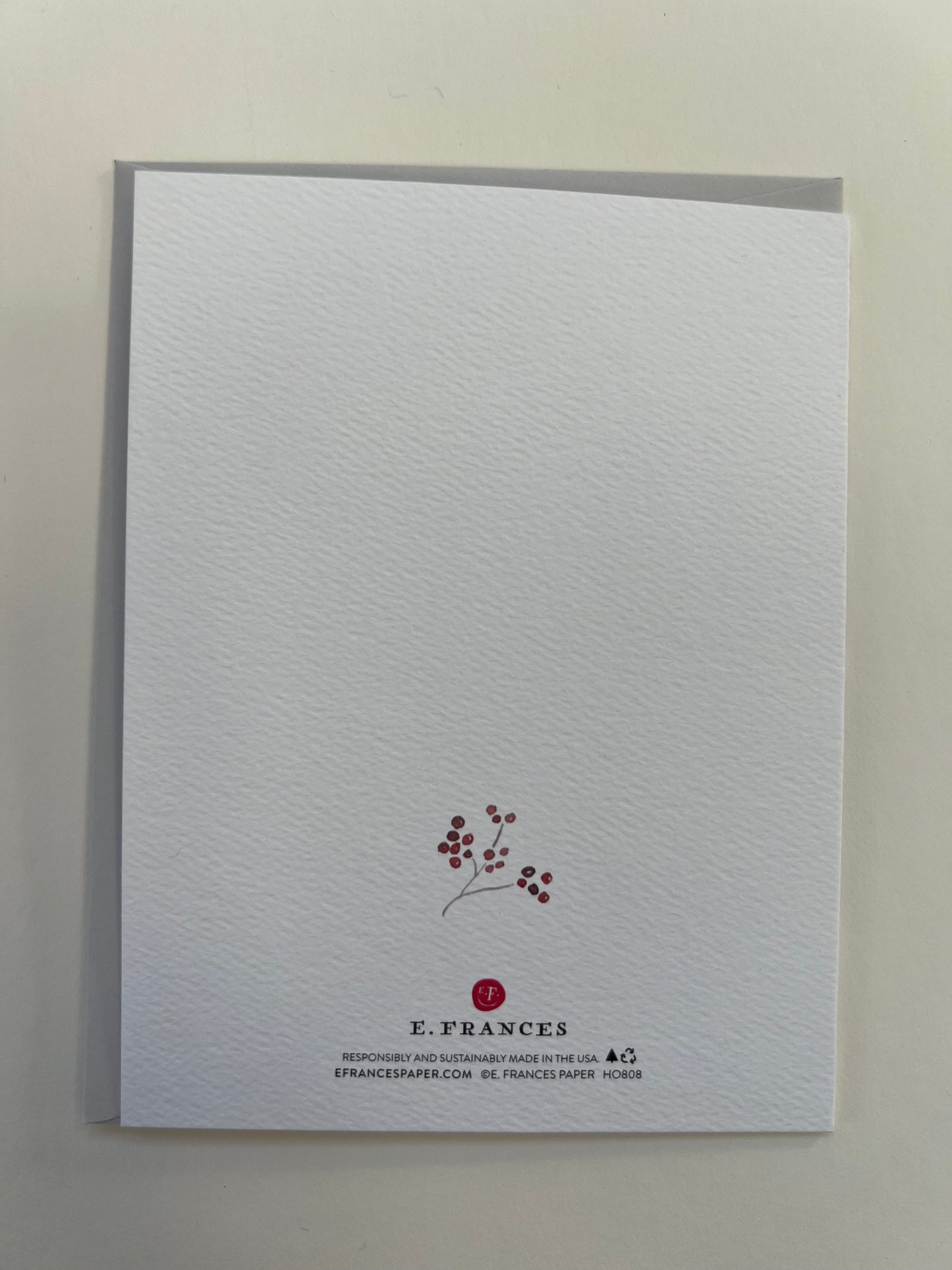 merry christmas birch trees greeting card