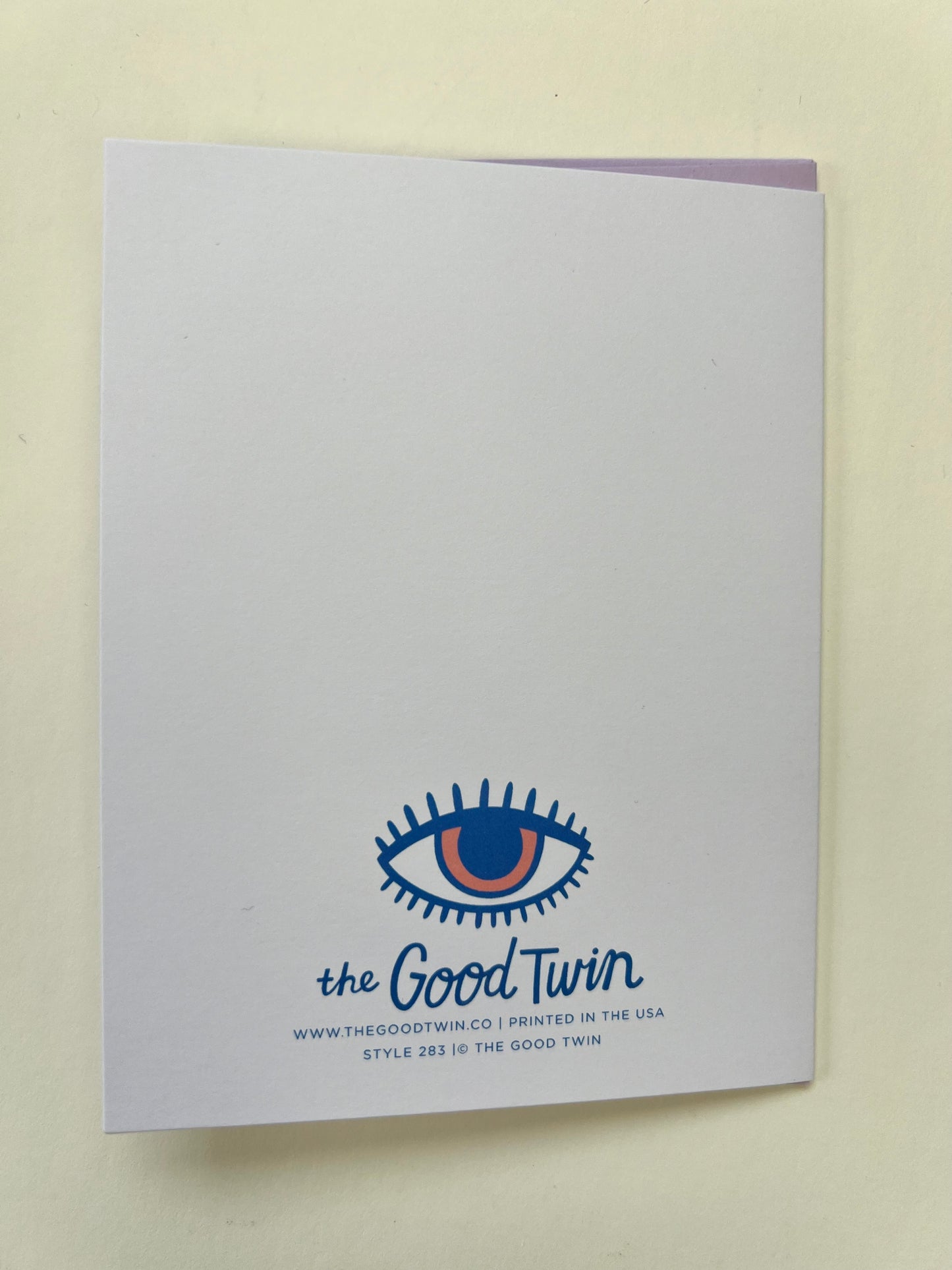 eye heart u greeting card