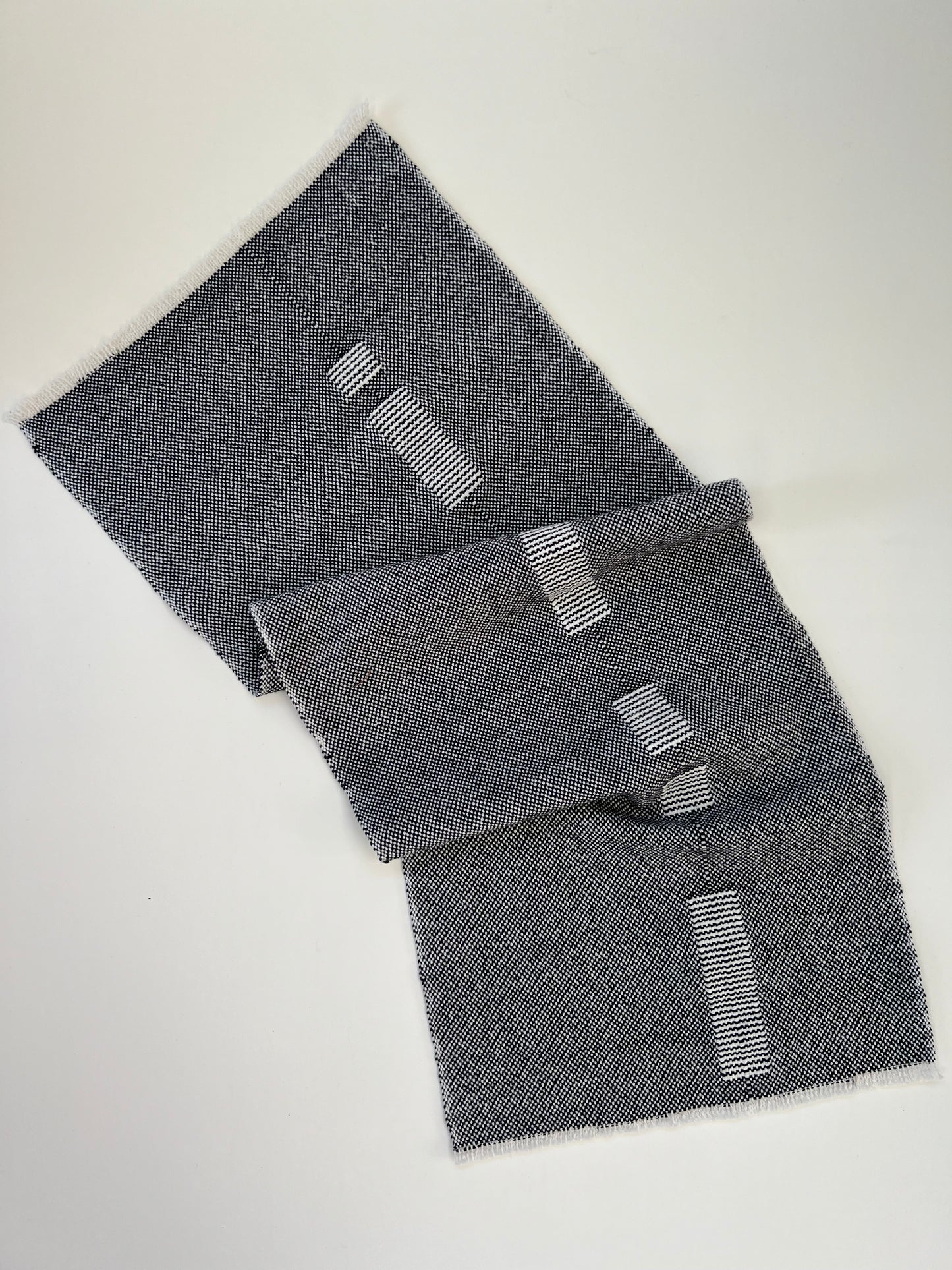 mini handwoven table runner