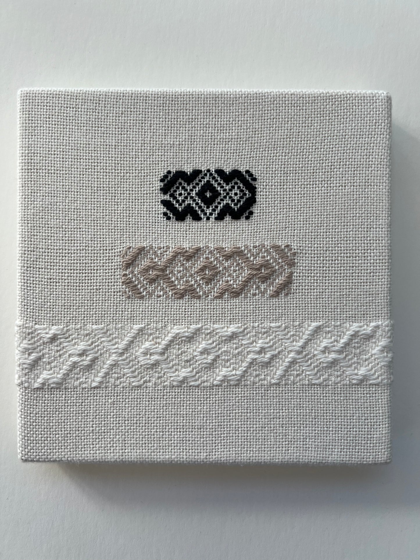 Looking Up - handwoven art