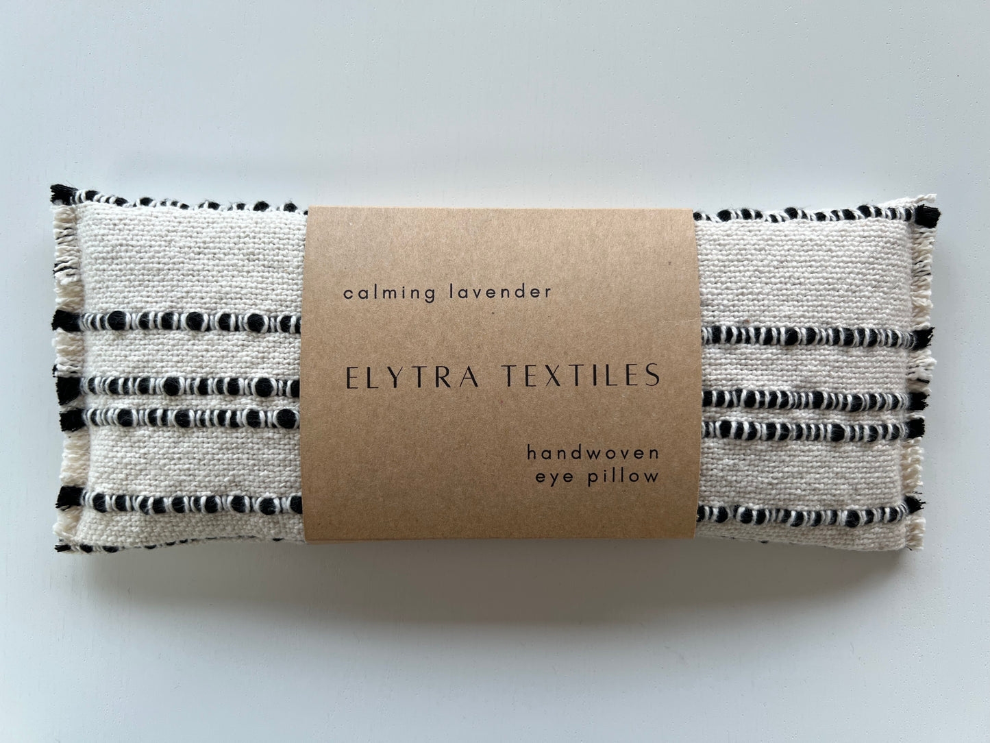 handwoven eye pillow