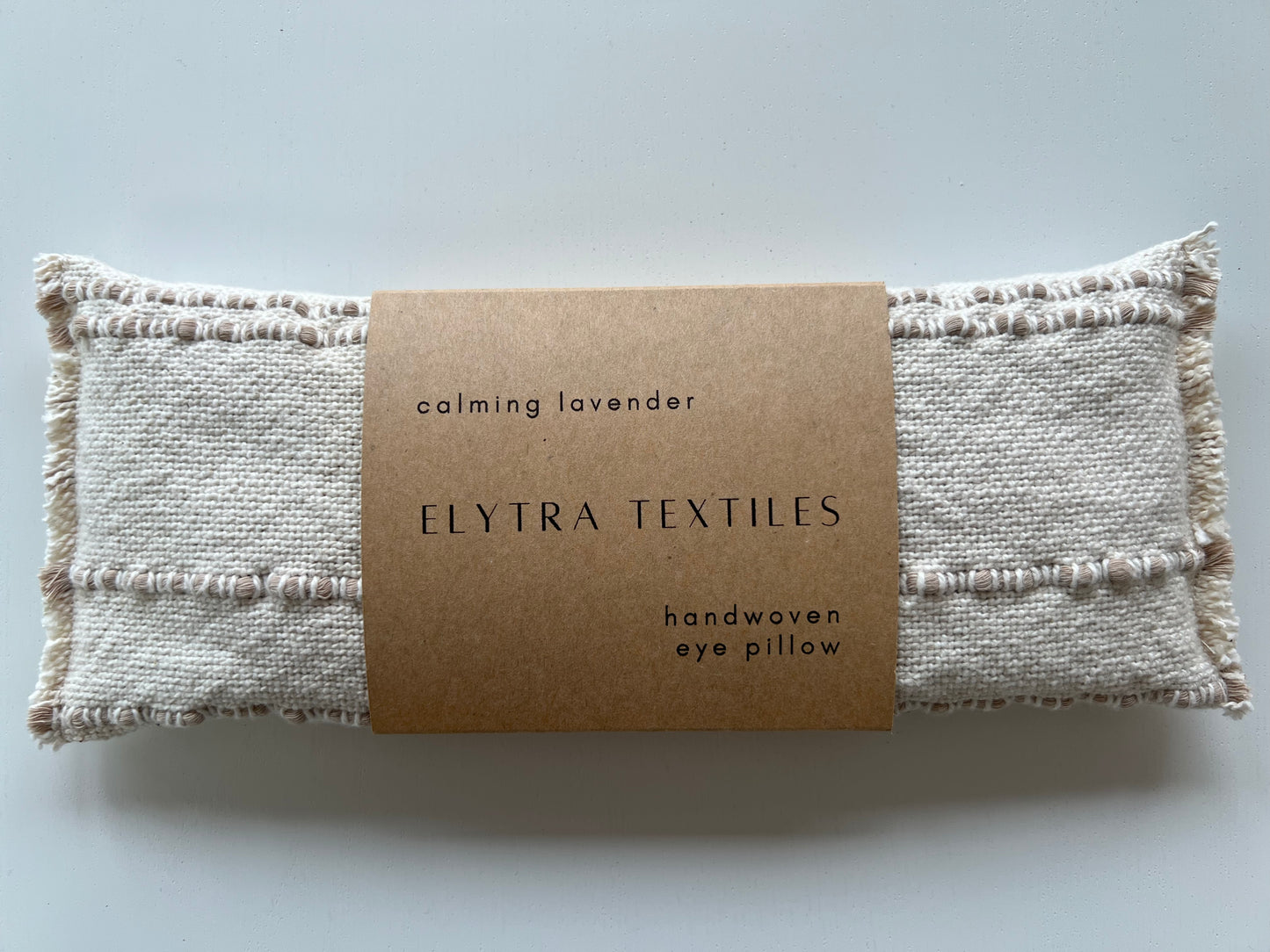 handwoven eye pillow