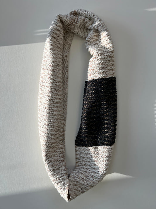 handwoven peak infinity scarf