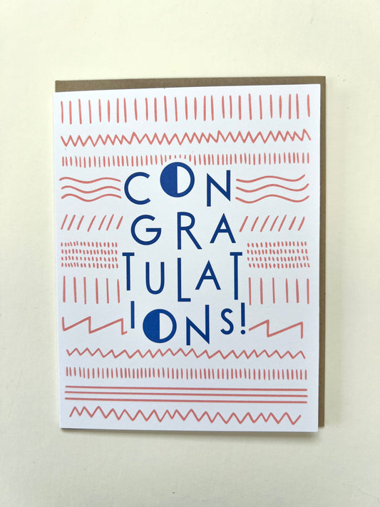 congratulations greeting card