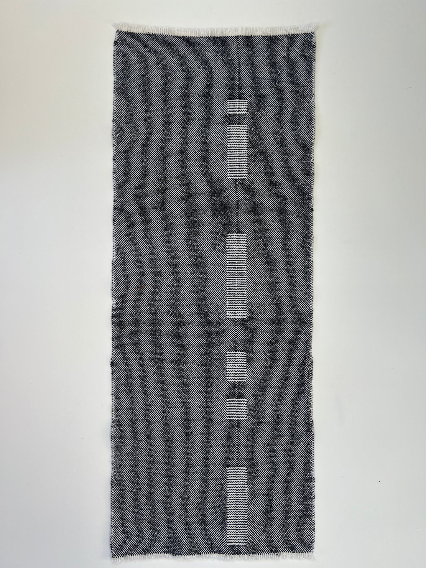 mini handwoven table runner