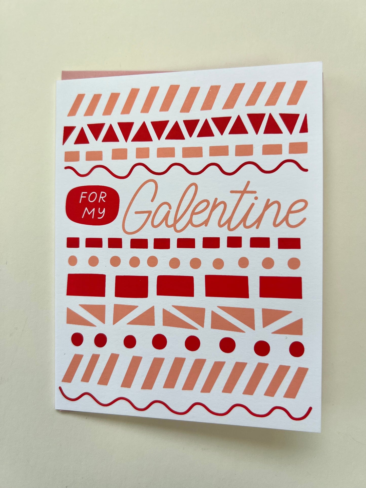 for my galentine greeting card