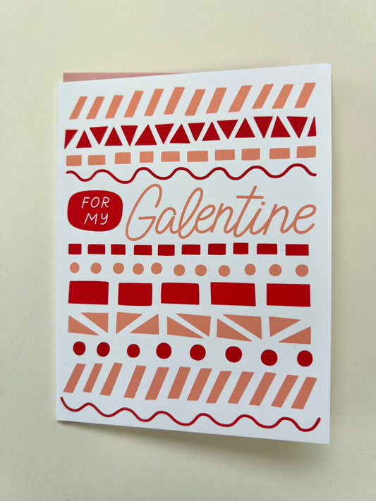 for my galentine greeting card