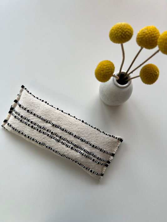 handwoven eye pillow